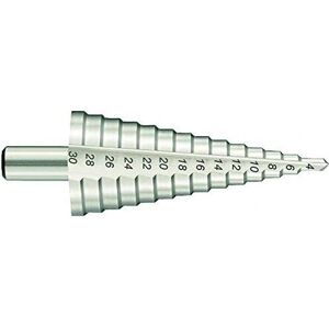 Broca escalonada Tivoly - 6-37mm - Para metal, plástico, chapas Broca escalonada Tivoly - 6-37mm - Para metal, plástico, chapas