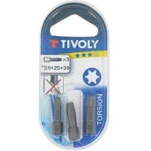 Embout de tournevis Torx TX 25 L25 Tivoly - Pack de 2 Embout de tournevis Torx TX 25 L25 Tivoly - Pack de 2