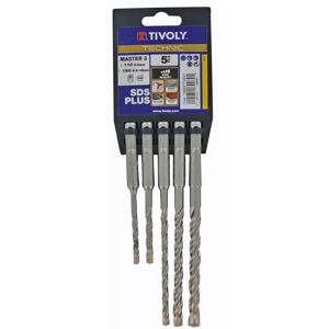 Tivoly 10922770001 - Multi-material SDS+ Drill Bits - 5 Pack Tivoly 10922770001 - Multi-material SDS+ Drill Bits - 5 Pack