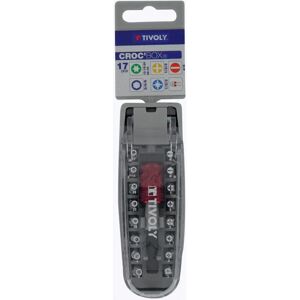 Tivoly Croc Box 17-Piece Torsion Screwdriver Bits Set Tivoly Croc Box 17-Piece Torsion Screwdriver Bits Set