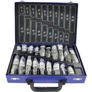 Tivoly - Metal Drill Set 170 Pieces - Cross Tip, 1-10mm Tivoly - Metal Drill Set 170 Pieces - Cross Tip, 1-10mm