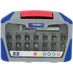 Tivoly Screwdriver Bit Set - 22 Pieces with Magnet Holder Tivoly Screwdriver Bit Set - 22 Pieces with Magnet Holder