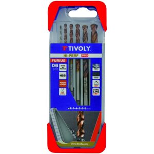 TIVOLY - Drill Bits Set - Sizes 2-8mm - High Performance TIVOLY - Drill Bits Set - Sizes 2-8mm - High Performance