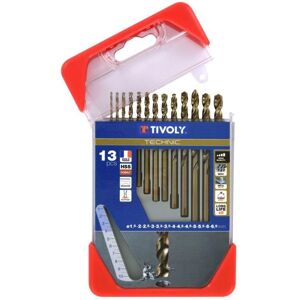 Tivoly Model Technic Drill Set - 13 Cobalt HSS Bits Tivoly Model Technic Drill Set - 13 Cobalt HSS Bits