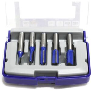 TIVOLY XT606470001 Router Bits Set - Carbide, Gray, 5 pcs TIVOLY XT606470001 Router Bits Set - Carbide, Gray, 5 pcs