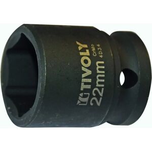 TIVOLY Impact socket 6-hoek 1/2" 22mm TIVOLY Impact socket 6-hoek 1/2" 22mm