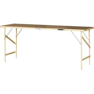 Outifrance Modèle - Table pliante - Base en bois - 1700x560x800 mm - Table pour tapissage Outifrance Modèle - Table pliante - Base en bois - 1700x560x800 mm - Table pour tapissage