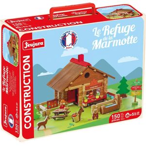 Jeujura Wooden Mountain Cabin - 150 Pieces - Construction Toy Jeujura Wooden Mountain Cabin - 150 Pieces - Construction Toy