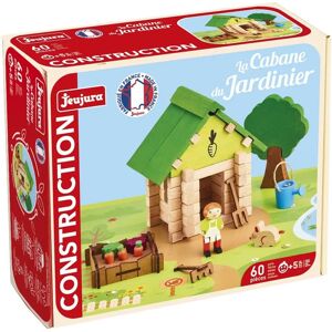 Set de construction en bois naturel Jeujura 60 pièces - Cabane du Jardinier - Jouet pour enfants Set de construction en bois naturel Jeujura 60 pièces - Cabane du Jardinier - Jouet pour enfants