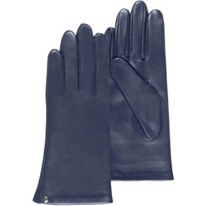 Gants Femme Marine en Cuir et Soie Isotoner - Publicité Gants Femme Marine en Cuir et Soie Isotoner - Publicité