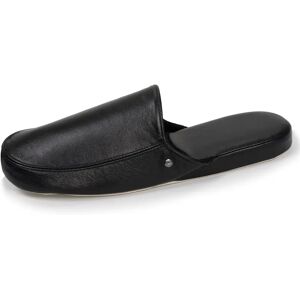 Isotoner Chausson mules cuir Homme Noir 42 Slippers - Publicité Isotoner Chausson mules cuir Homme Noir 42 Slippers - Publicité
