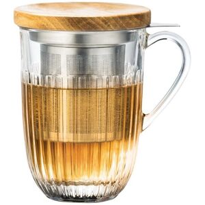 Tasse transparente La Rochère - 40cl - Verre trempé - Publicité Tasse transparente La Rochère - 40cl - Verre trempé - Publicité