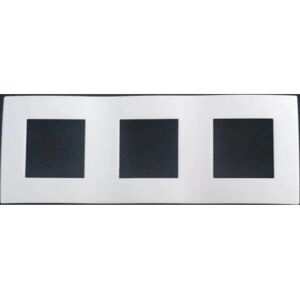 Arnould 60882 - Plaque triple de montage - 71mm d'interaxe - Lumière blanche - Publicité Arnould 60882 - Plaque triple de montage - 71mm d'interaxe - Lumière blanche - Publicité