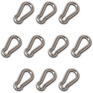 Chapuis Moschettone da pompiere - 40mm - Confezione da 10 - Moschettone Chapuis Moschettone da pompiere - 40mm - Confezione da 10 - Moschettone