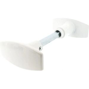 ALPERTEC Maniglia porta doppio quadrato 6/7 - Bianco ALPERTEC Maniglia porta doppio quadrato 6/7 - Bianco