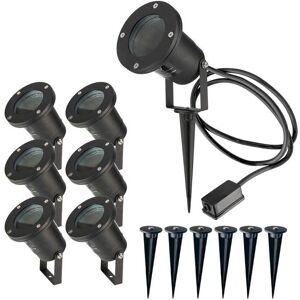 OXEO - X6 - Câble 1,5 m - GU10 Compatible - Projecteur extérieur - Publicité OXEO - X6 - Câble 1,5 m - GU10 Compatible - Projecteur extérieur - Publicité