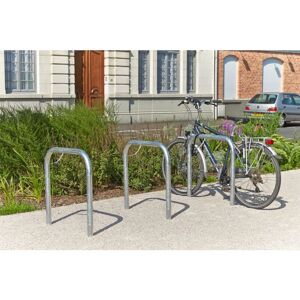 Suport pentru biciclete Mottez - 100 cm - Oțel, Rezistent la rugină, 2 biciclete Suport pentru biciclete Mottez - 100 cm - Oțel, Rezistent la rugină, 2 biciclete