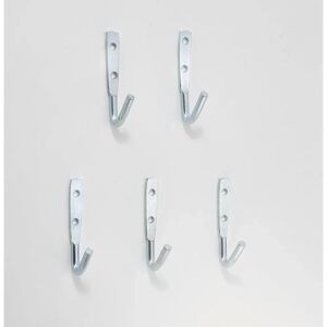 MOTTEZ Set van 5 medium haken - Wandmontage MOTTEZ Set van 5 medium haken - Wandmontage