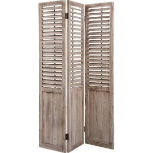 Aubry Gaspard NPV 1340 - Paravent en bois - 3 panneaux, 129x182 cm - Publicité Aubry Gaspard NPV 1340 - Paravent en bois - 3 panneaux, 129x182 cm - Publicité
