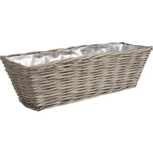 AUBRY GASPARD Modèle 50 cm - Jardinière en osier gris - Publicité AUBRY GASPARD Modèle 50 cm - Jardinière en osier gris - Publicité