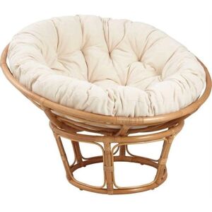Aubry Gaspard - Papasan Rotin - Rotin - Naturel clair - Chair - Publicité Aubry Gaspard - Papasan Rotin - Rotin - Naturel clair - Chair - Publicité