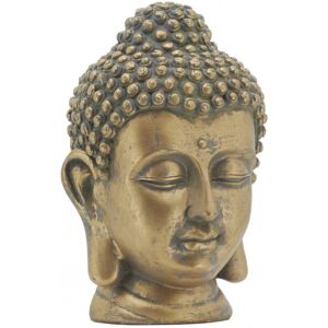 Aubry Gaspard DST 1360 Or Résine Tête de Bouddha Figurine - Publicité Aubry Gaspard DST 1360 Or Résine Tête de Bouddha Figurine - Publicité