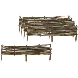 Aubry Gaspard - Bordure en bois de noisetier - Lot de 5 - 100cm - Publicité Aubry Gaspard - Bordure en bois de noisetier - Lot de 5 - 100cm - Publicité