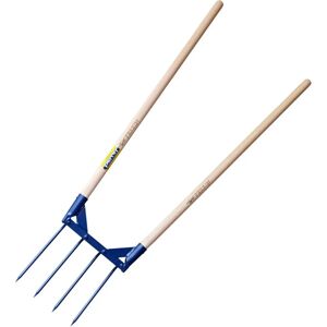 Outils Perrin Aerogrif' 4 dents 2 maniques 1,10 m - Outil de jardinage - Publicité Outils Perrin Aerogrif' 4 dents 2 maniques 1,10 m - Outil de jardinage - Publicité