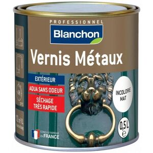 Vernis Métaux BLANCHON - Incolore, Mat - 0,5L - Vernis Métaux Vernis Métaux BLANCHON - Incolore, Mat - 0,5L - Vernis Métaux