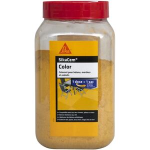 SIKA Cem Colore Ciment, Chaux et Plâtre - Colorant en poudre - Publicité SIKA Cem Colore Ciment, Chaux et Plâtre - Colorant en poudre - Publicité