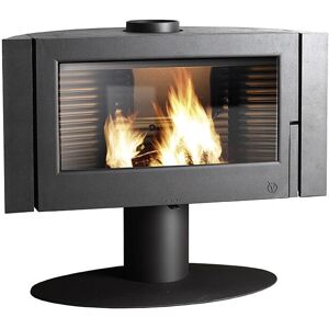 Poêle à bois Invicta Antaya - 12kW Noir - Cheminée autoportante avec bûches de 71cm - Publicité Poêle à bois Invicta Antaya - 12kW Noir - Cheminée autoportante avec bûches de 71cm - Publicité