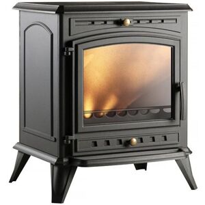 Poêle à bois Invicta 9166-44 - Fonte classique - 8kW - Anthracite - Étiquette écologique A - Flamme Verte 7 étoiles - Fabriqué en France - Publicité Poêle à bois Invicta 9166-44 - Fonte classique - 8kW - Anthracite - Étiquette écologique A - Flamme Verte 7 étoiles - Fabriqué en France - Publicité