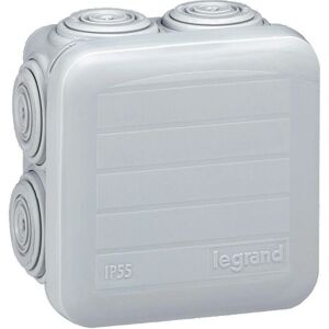 Legrand 092005 Boîte de dérivation - IP55, 7 presse-étoupes, Carrée 65x65mm - Publicité Legrand 092005 Boîte de dérivation - IP55, 7 presse-étoupes, Carrée 65x65mm - Publicité