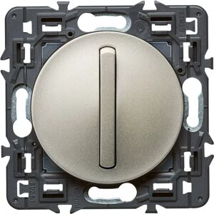Legrand Céliane Tyst Switch - Two-way, Titanium Finish - Light Switch Legrand Céliane Tyst Switch - Two-way, Titanium Finish - Light Switch
