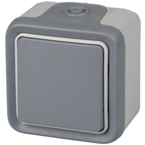 LEGRAND Oppervlakte Schakelaar Grijs IP55 - 95x120mm - Buiten LEGRAND Oppervlakte Schakelaar Grijs IP55 - 95x120mm - Buiten