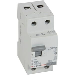Legrand RX3 40A 2P 30mA Residual Current Device - RCD Protection Legrand RX3 40A 2P 30mA Residual Current Device - RCD Protection