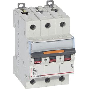 Legrand 409779 Jistič - 6A 400V 25kA Křivka C - 3P Legrand 409779 Jistič - 6A 400V 25kA Křivka C - 3P