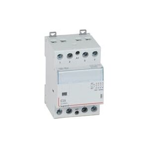 Legrand 412541 elektrisk relæ - Flerfarvet - 63A 230V AC - 4 kontakter - DIN-skinne montering Legrand 412541 elektrisk relæ - Flerfarvet - 63A 230V AC - 4 kontakter - DIN-skinne montering
