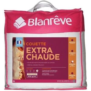 Duvet Blanc en Microfibre Blanreve - 220x240 cm - Chaud - Publicité Duvet Blanc en Microfibre Blanreve - 220x240 cm - Chaud - Publicité