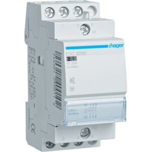 Hager ESC325S Contacteur - Silencieux, 25A, 3NO, 230V - Publicité Hager ESC325S Contacteur - Silencieux, 25A, 3NO, 230V - Publicité