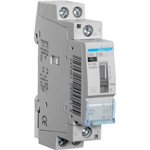 Hager ERL218 Elektrisk kabinettilbehør - Relæ, 16A, 1NO+1NC, 12V Hager ERL218 Elektrisk kabinettilbehør - Relæ, 16A, 1NO+1NC, 12V