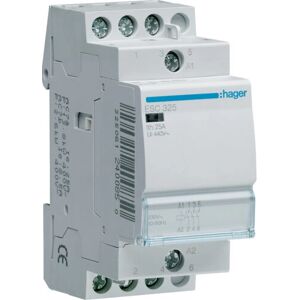Hager ESC325 Relais - 3 Contacts, 230V Contrôle, 25A - Relais - Publicité Hager ESC325 Relais - 3 Contacts, 230V Contrôle, 25A - Relais - Publicité