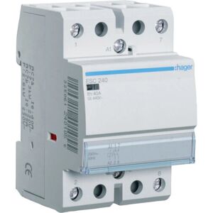 Accessoire boîtier électrique Hager ESC240 - 40A 2NA 230V - Publicité Accessoire boîtier électrique Hager ESC240 - 40A 2NA 230V - Publicité