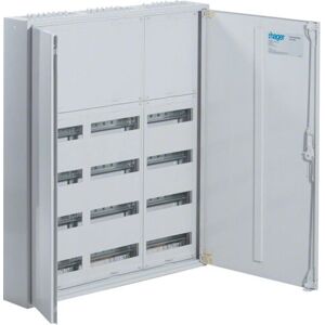 Hager FWB63N Elektrisch Kast - 12 Rijen Staal IP44 Hager FWB63N Elektrisch Kast - 12 Rijen Staal IP44