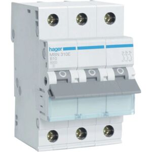 Αξεσουάρ ηλεκτρικού κουτιού Hager MBN310E - 10A 3P B-καμπύλη Αξεσουάρ ηλεκτρικού κουτιού Hager MBN310E - 10A 3P B-καμπύλη