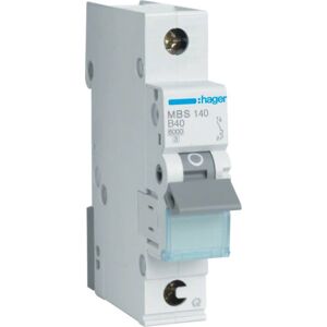 Hager MBS140 Circuit Breaker - 40A 1 Module Type B Hager MBS140 Circuit Breaker - 40A 1 Module Type B