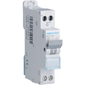 Hager MFS732 32A 1P+N Circuit Breaker - No Screws Hager MFS732 32A 1P+N Circuit Breaker - No Screws
