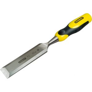 Ciseau à bois Stanley 30mm - Ergonomique, Acier Chromé, Protège-lame - Publicité Ciseau à bois Stanley 30mm - Ergonomique, Acier Chromé, Protège-lame - Publicité