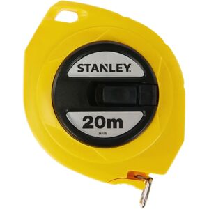 Stanley 20m Steel Tape Measure - Longtape, Compact, Yellow Stanley 20m Steel Tape Measure - Longtape, Compact, Yellow