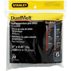 Bastoncini Colla Stanley DualMelt - Confezione da 24 Bastoncini Colla Stanley DualMelt - Confezione da 24